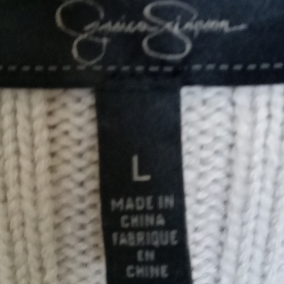 Jessica Simpson  Fur Trimmed Full Zip Hooded Vest Size L - Picture 4 of 5